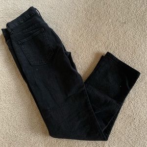 GAP Black Stretch Straight Jeans (Size 14 Girl's)